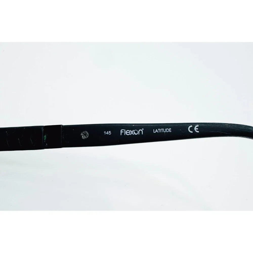 Flexon Eyeglasses Frames Mens Black E11110 001 Latitude 55-18-145